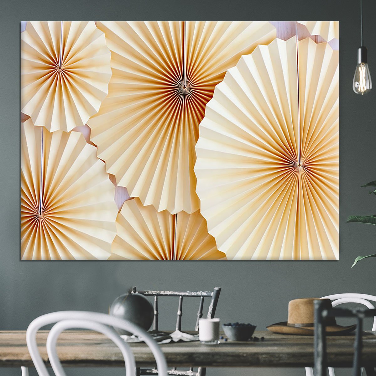 Paper Fans Canvas Print or Poster