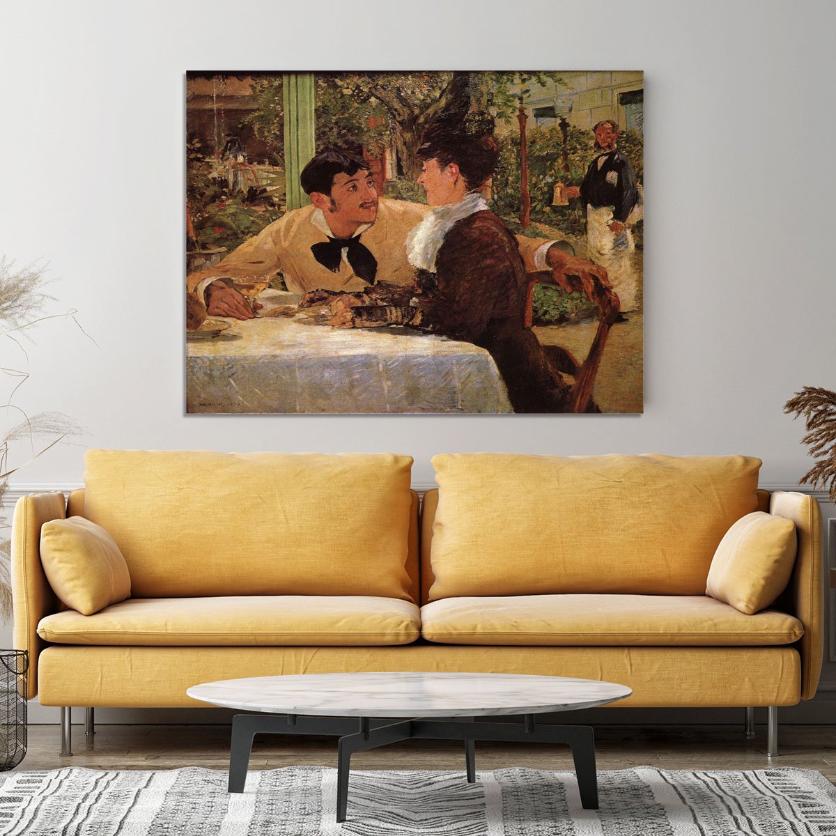 Pare Lathuille by Manet Canvas Print or Poster