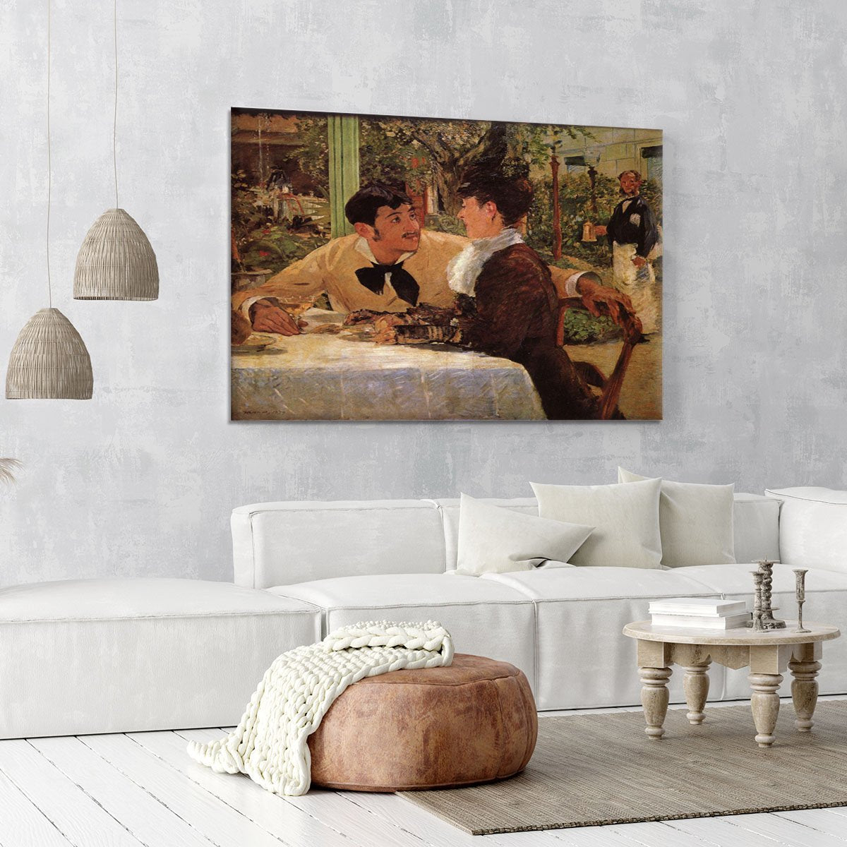 Pare Lathuille by Manet Canvas Print or Poster
