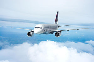 Passenger Airliner Wall Mural Wallpaper - Canvas Art Rocks - 1