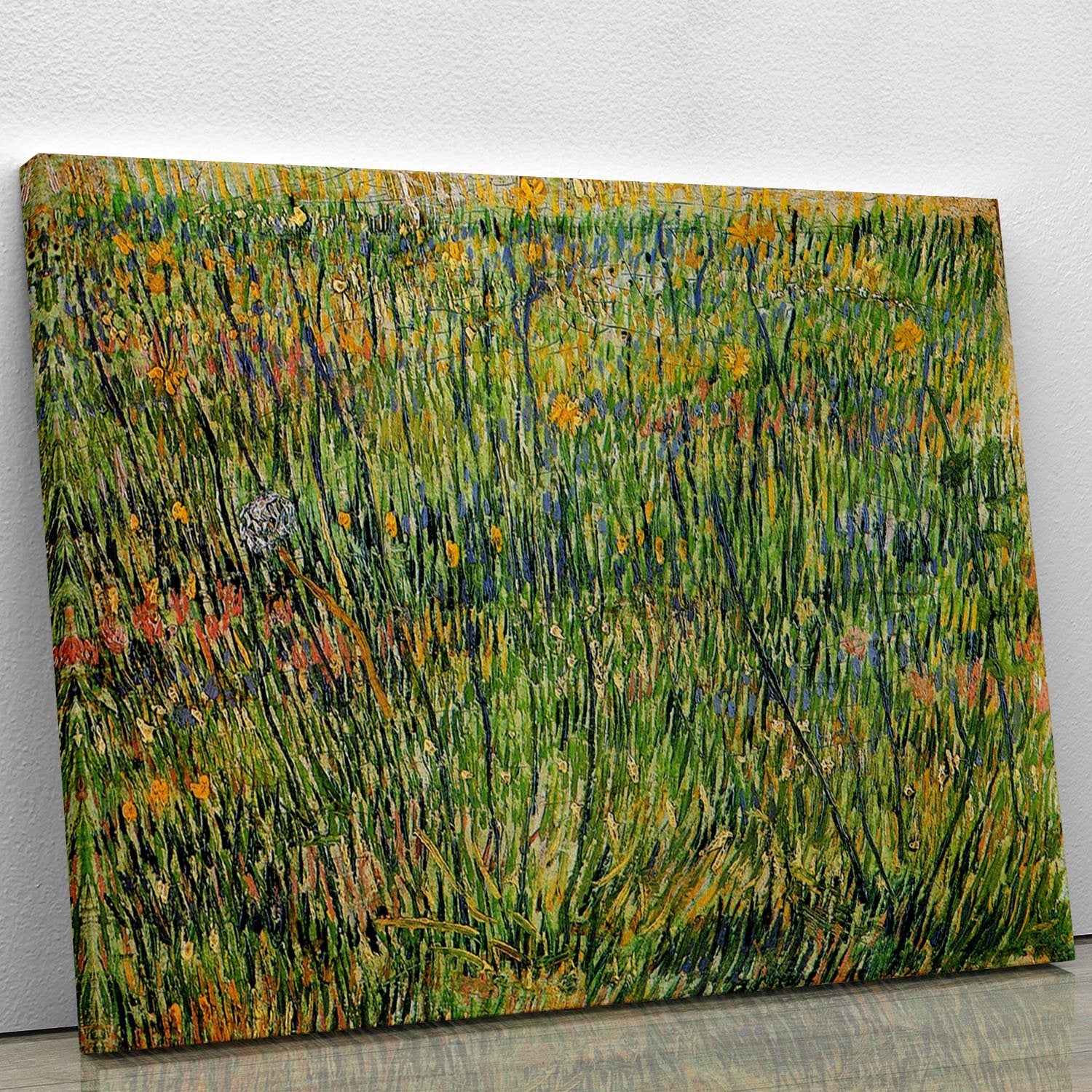 Pasture in Bloom by Van Gogh Canvas Print or Poster