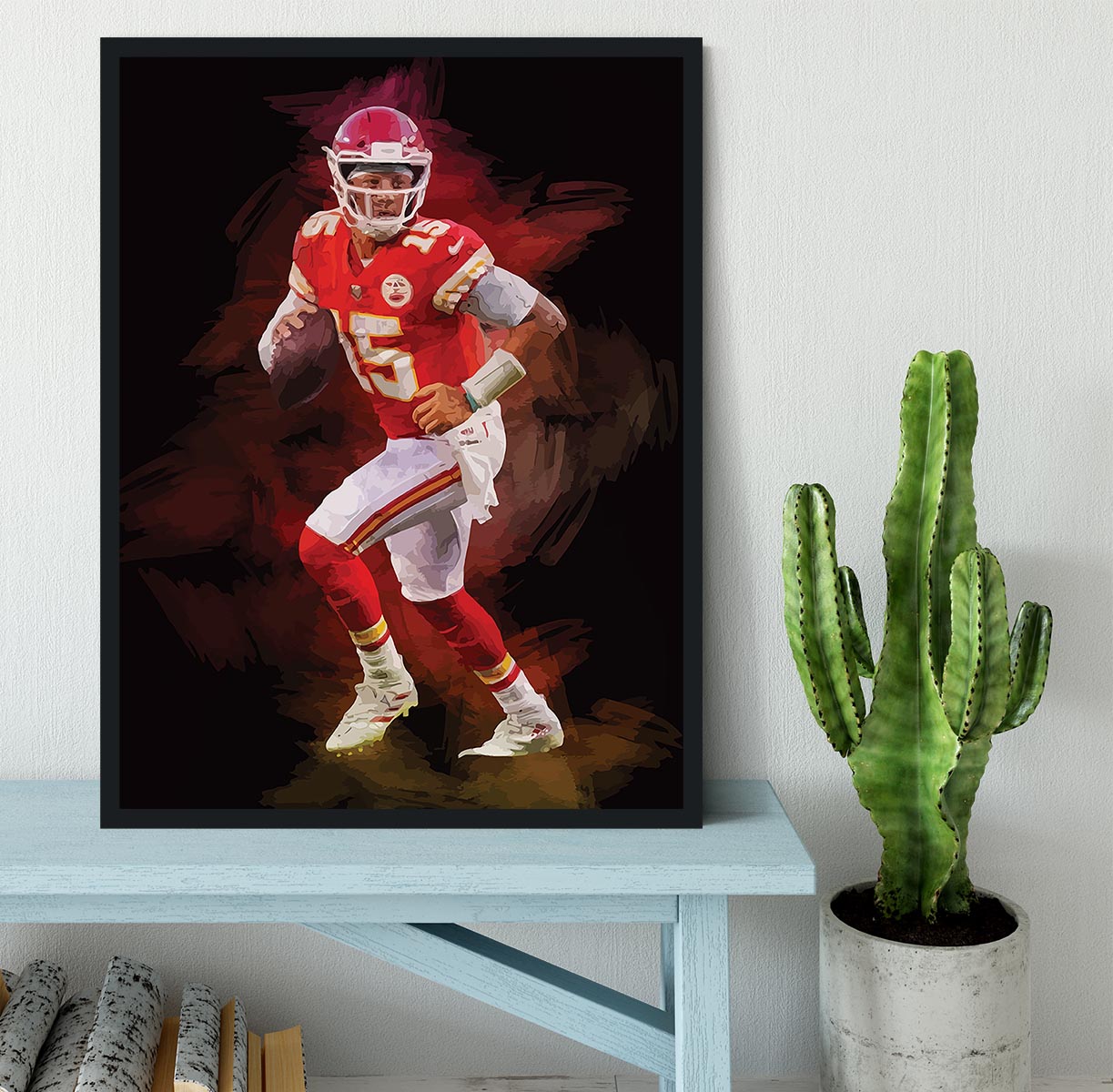 Patrick Mahomes Framed Print - Canvas Art Rocks - 2