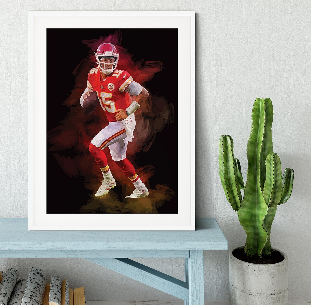 Patrick Mahomes Framed Print - Canvas Art Rocks - 5