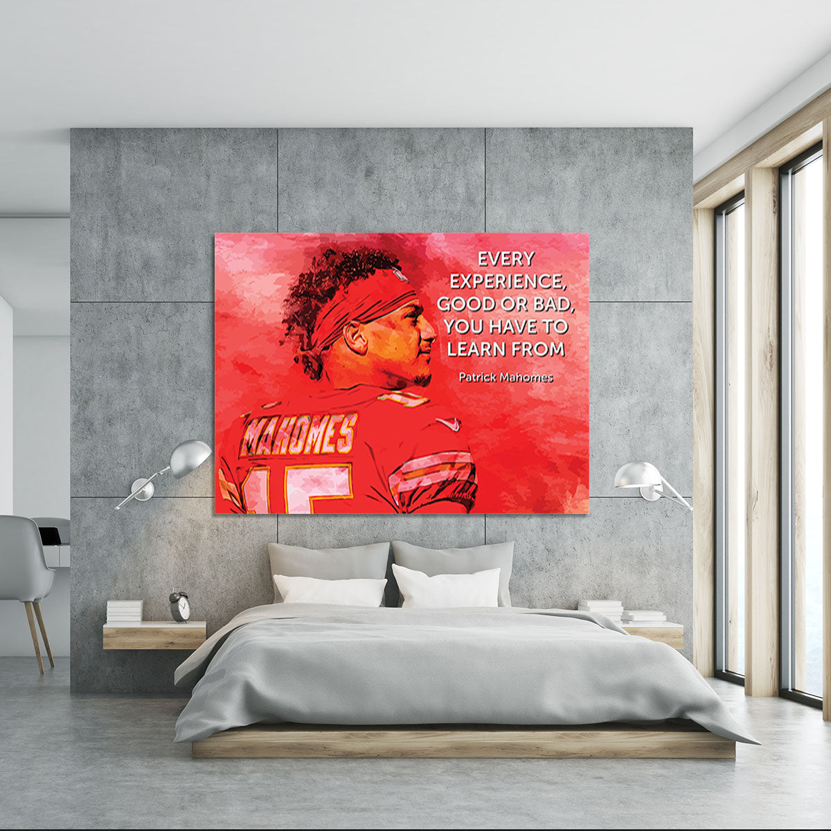 Patrick Mahomes Quote Canvas Print or Poster - Canvas Art Rocks - 5