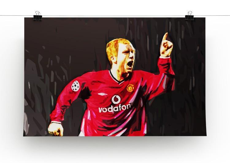 Paul Scholes Print - Canvas Art Rocks - 2