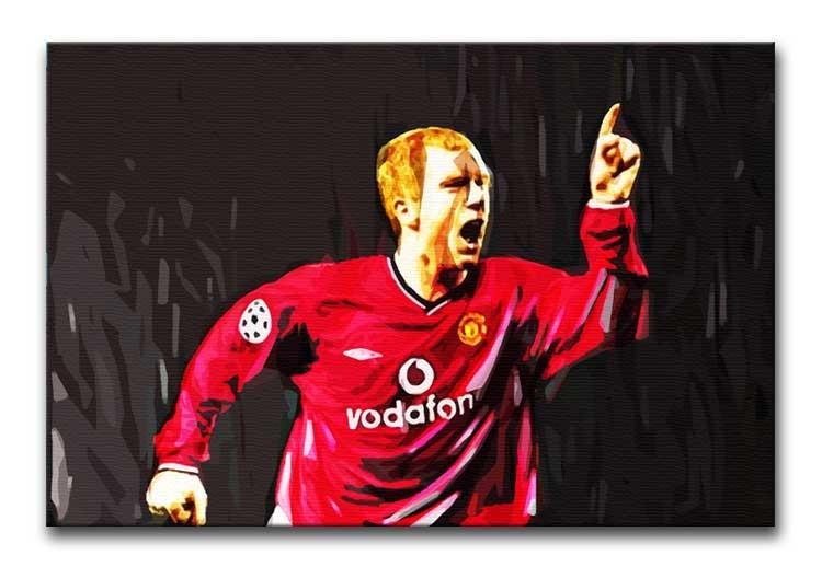 Paul Scholes Print - Canvas Art Rocks - 1