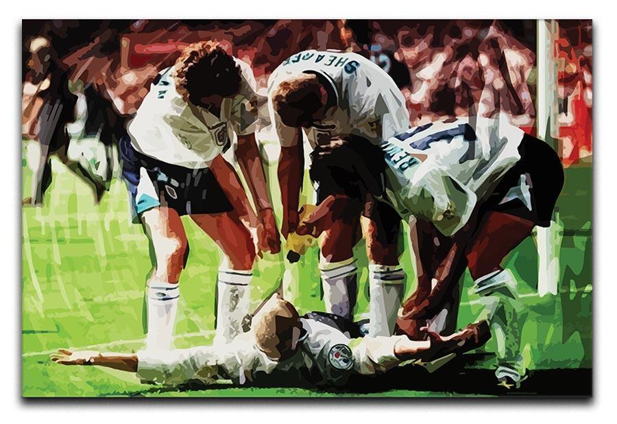 Paul Gascoigne euro 1996 Canvas Print or Poster  - Canvas Art Rocks - 1