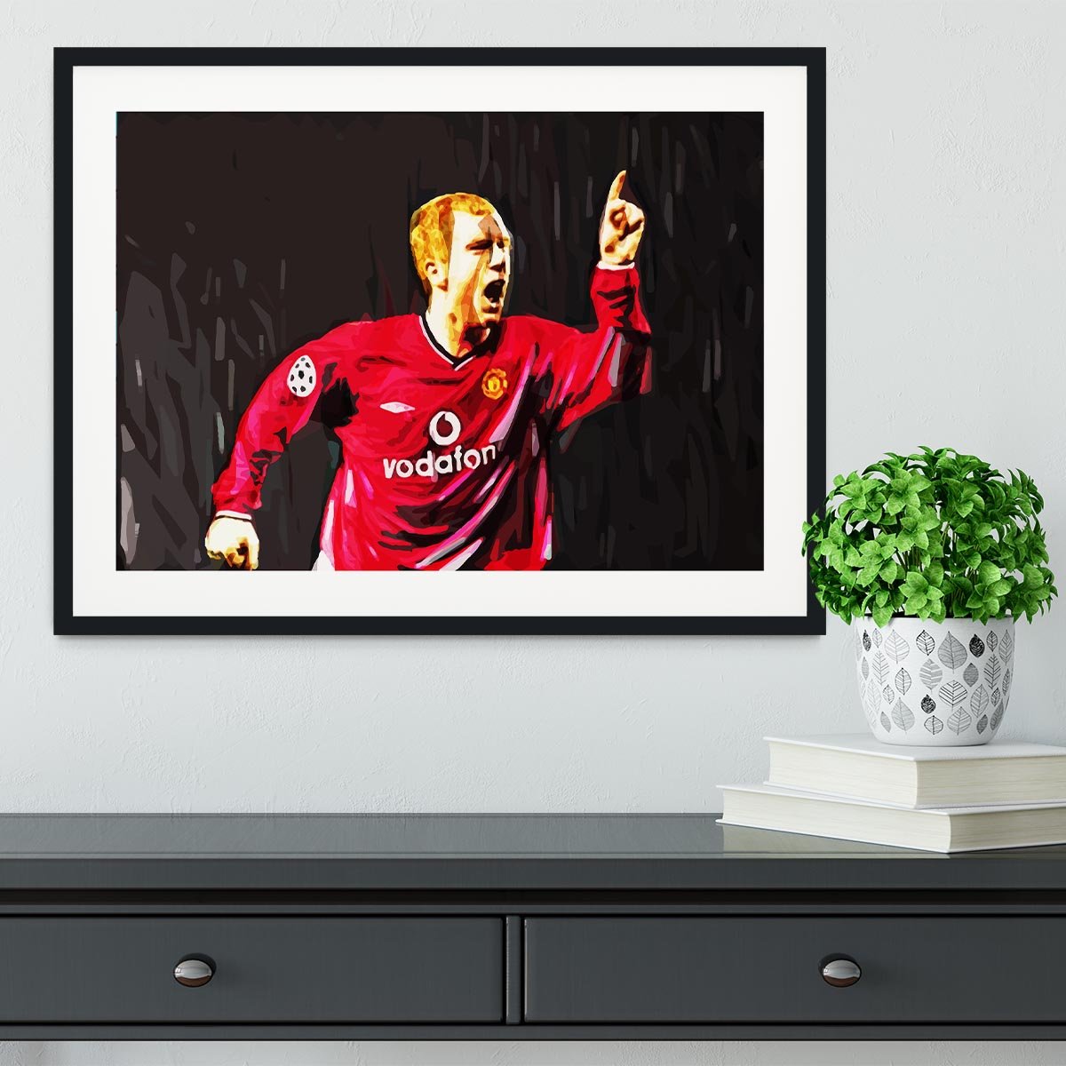 Paul Scholes Framed Print - Canvas Art Rocks - 1