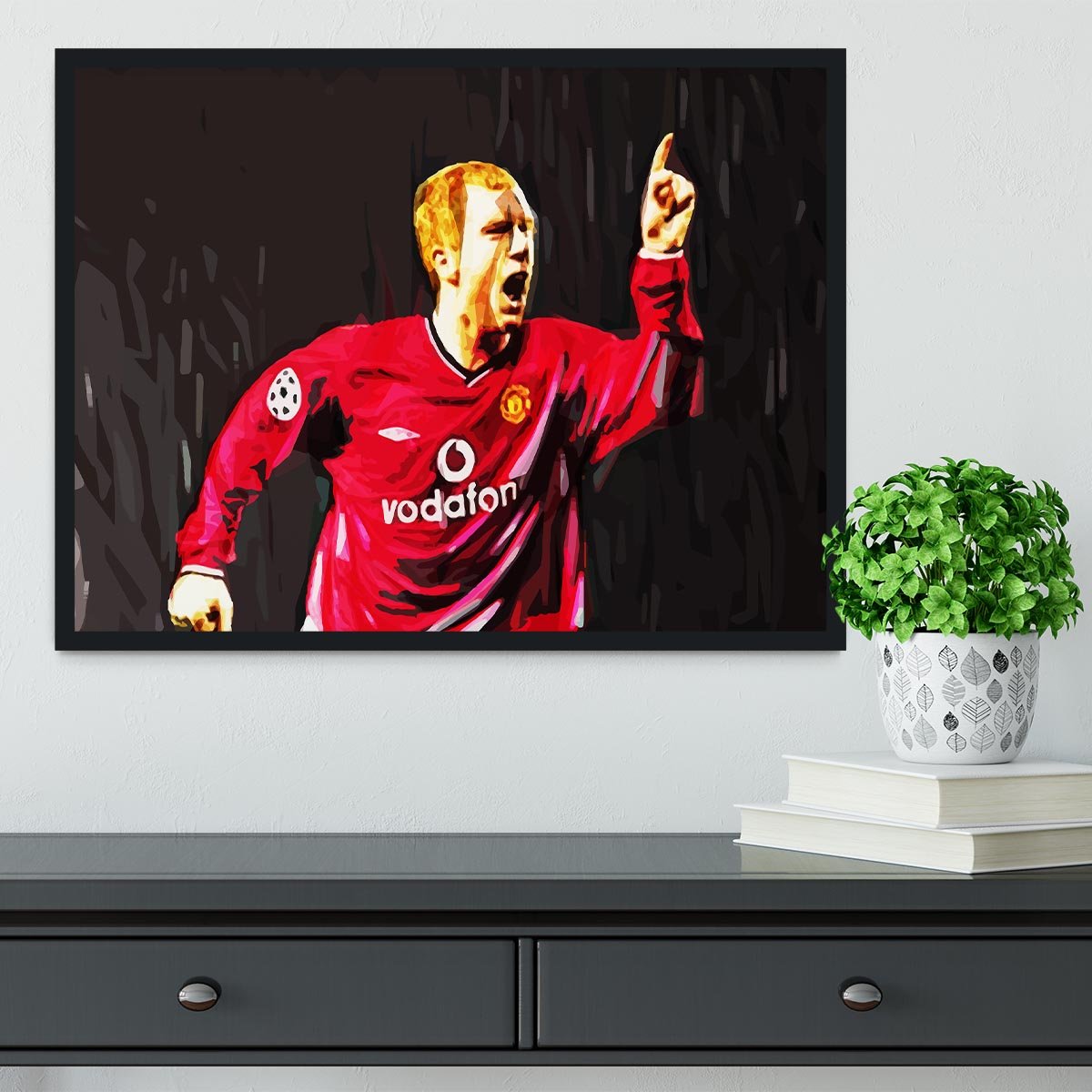 Paul Scholes Framed Print - Canvas Art Rocks - 2