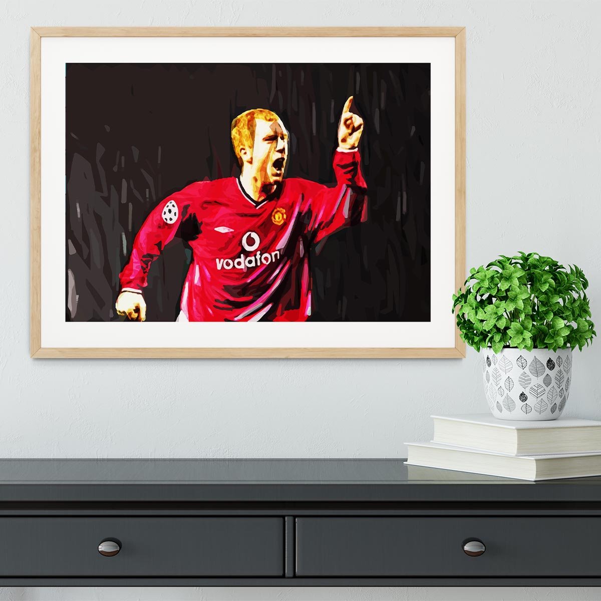 Paul Scholes Framed Print - Canvas Art Rocks - 3