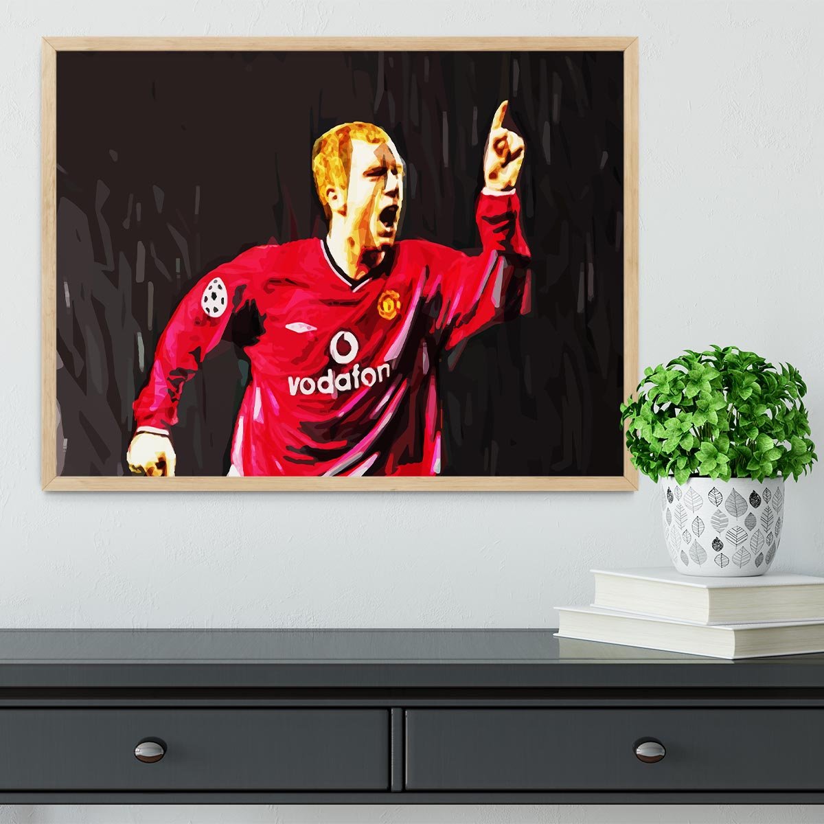 Paul Scholes Framed Print - Canvas Art Rocks - 4