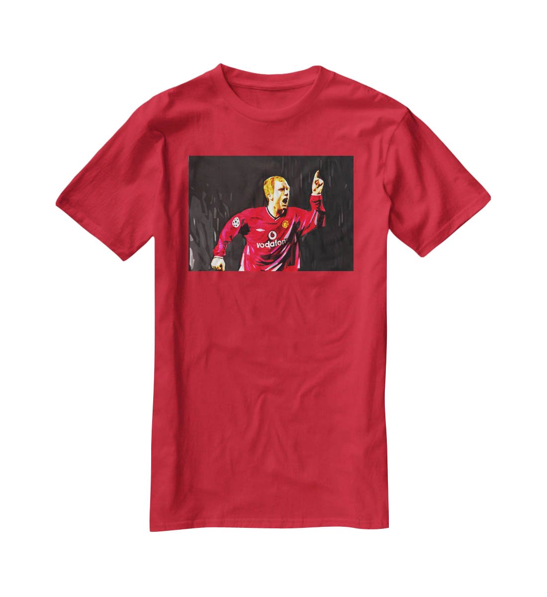 Paul Scholes T-Shirt - Canvas Art Rocks - 4