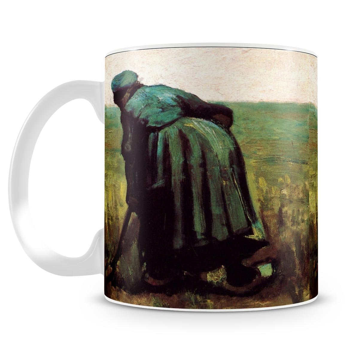 Peasant Woman Digging by Van Gogh Mug - Canvas Art Rocks - 4
