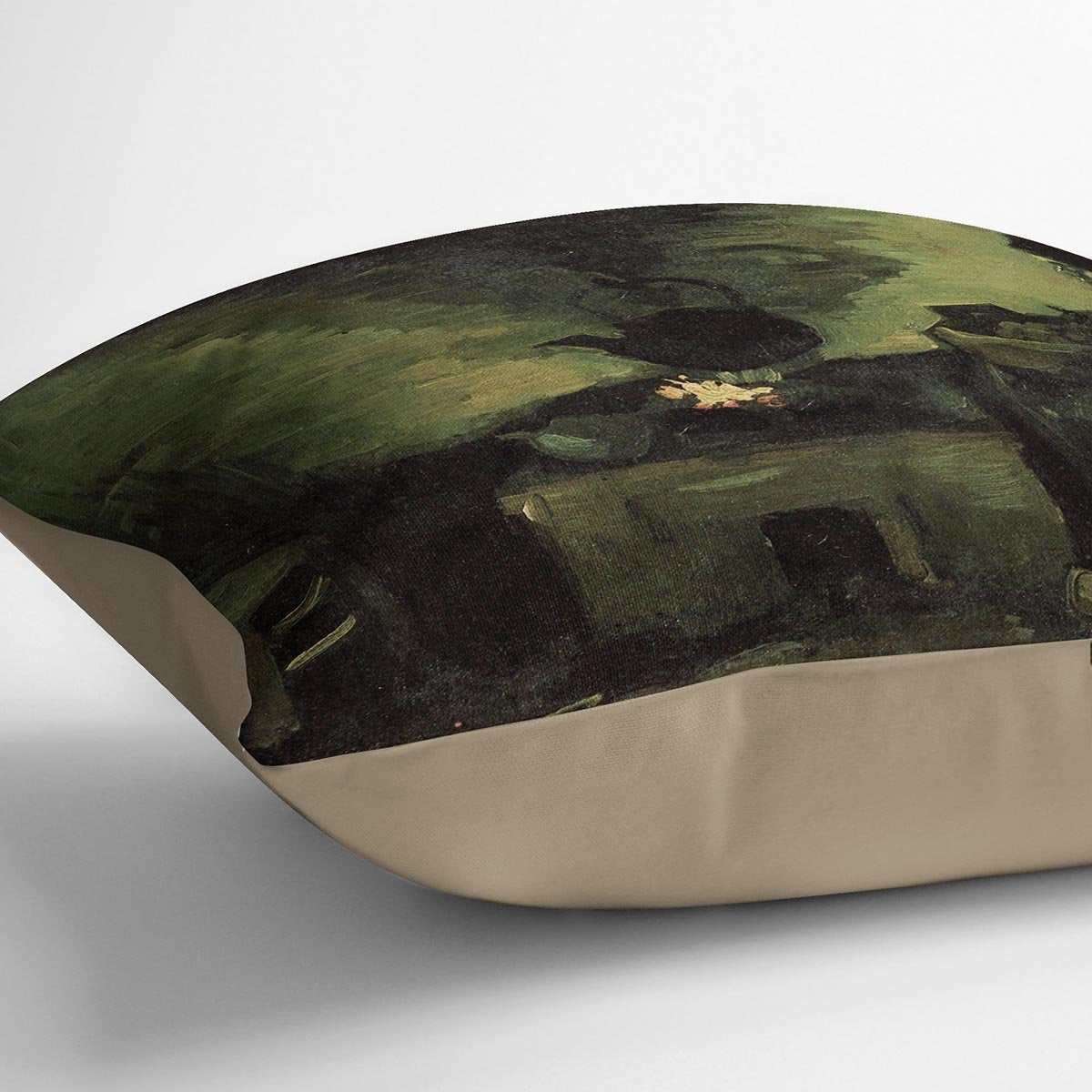 Peasant Woman by the Fireplace by Van Gogh Throw Pillow
