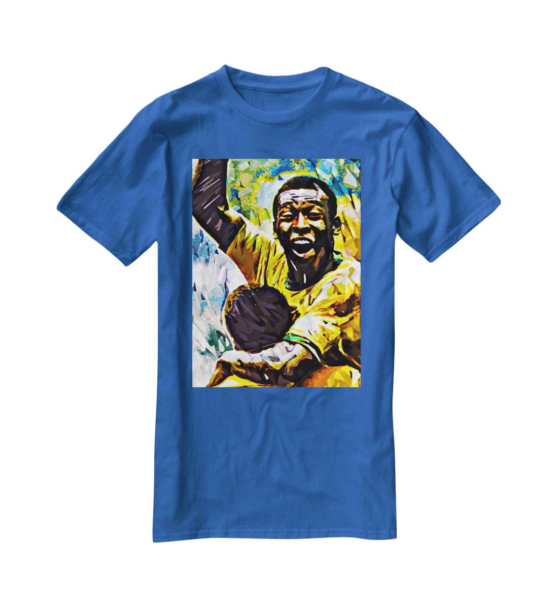 Pele Pop Art T-Shirt - Canvas Art Rocks - 2