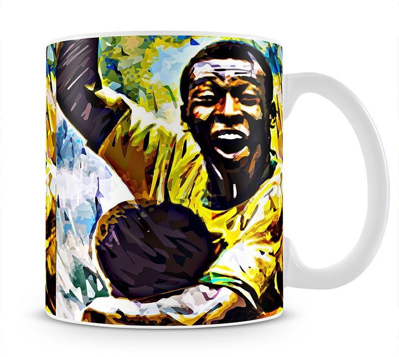 Pele Pop Art Mug - Canvas Art Rocks - 1