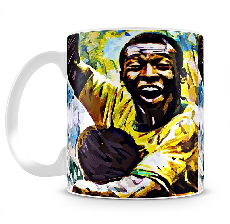 Pele Pop Art Mug - Canvas Art Rocks - 2