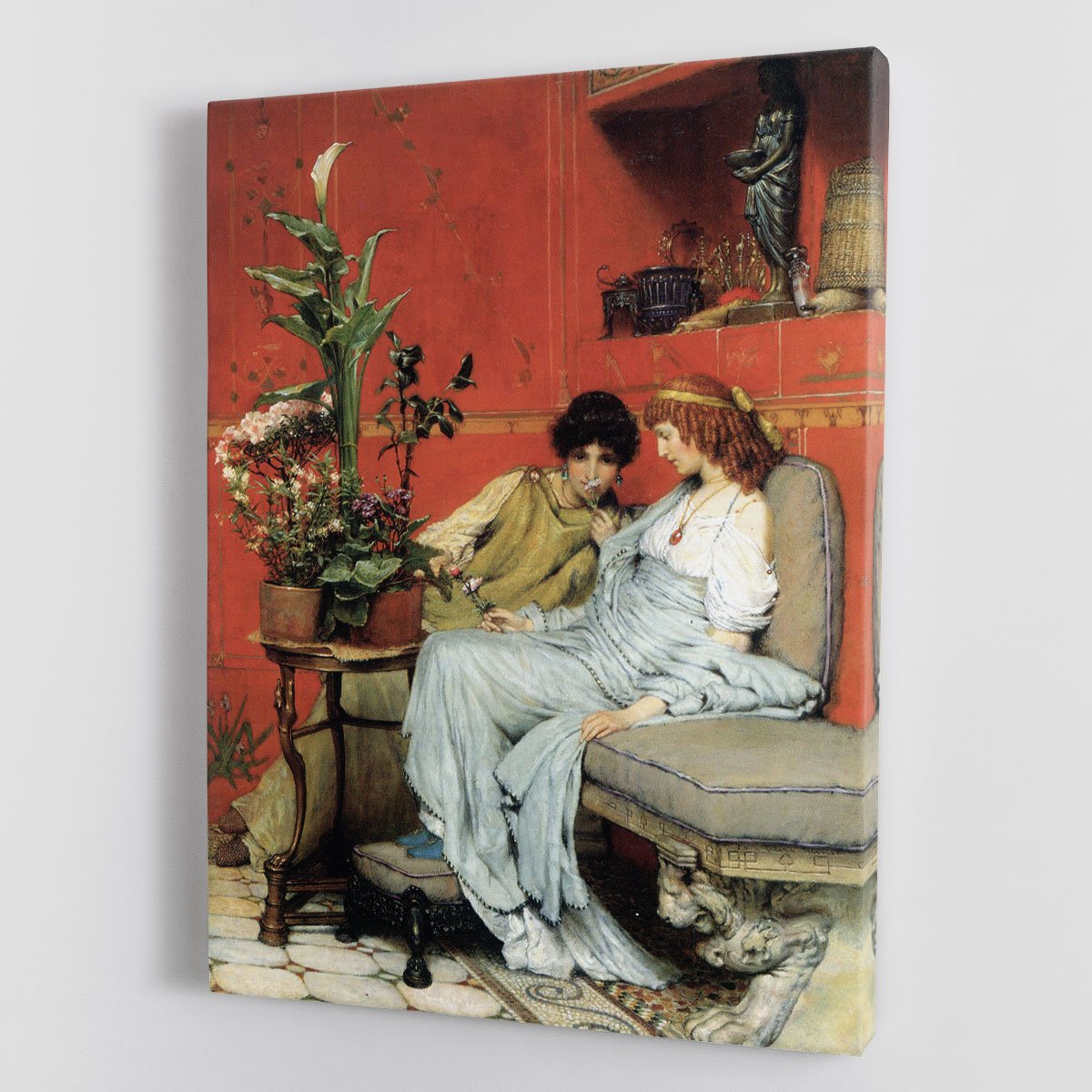 Penetralia by Alma Tadema Canvas Print or Poster