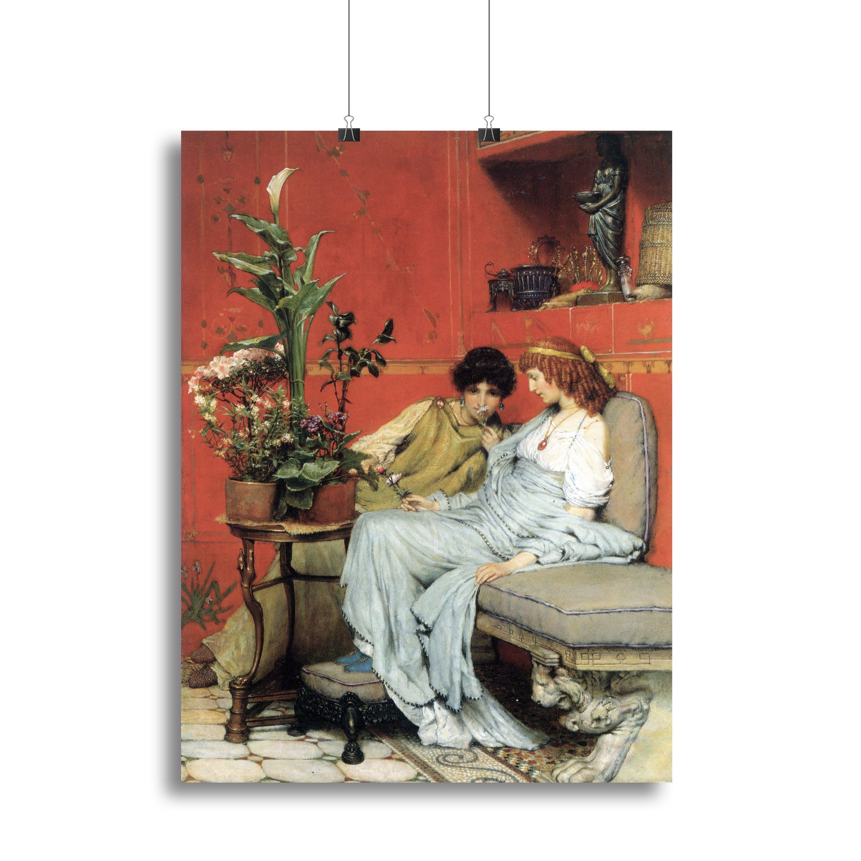 Penetralia by Alma Tadema Canvas Print or Poster
