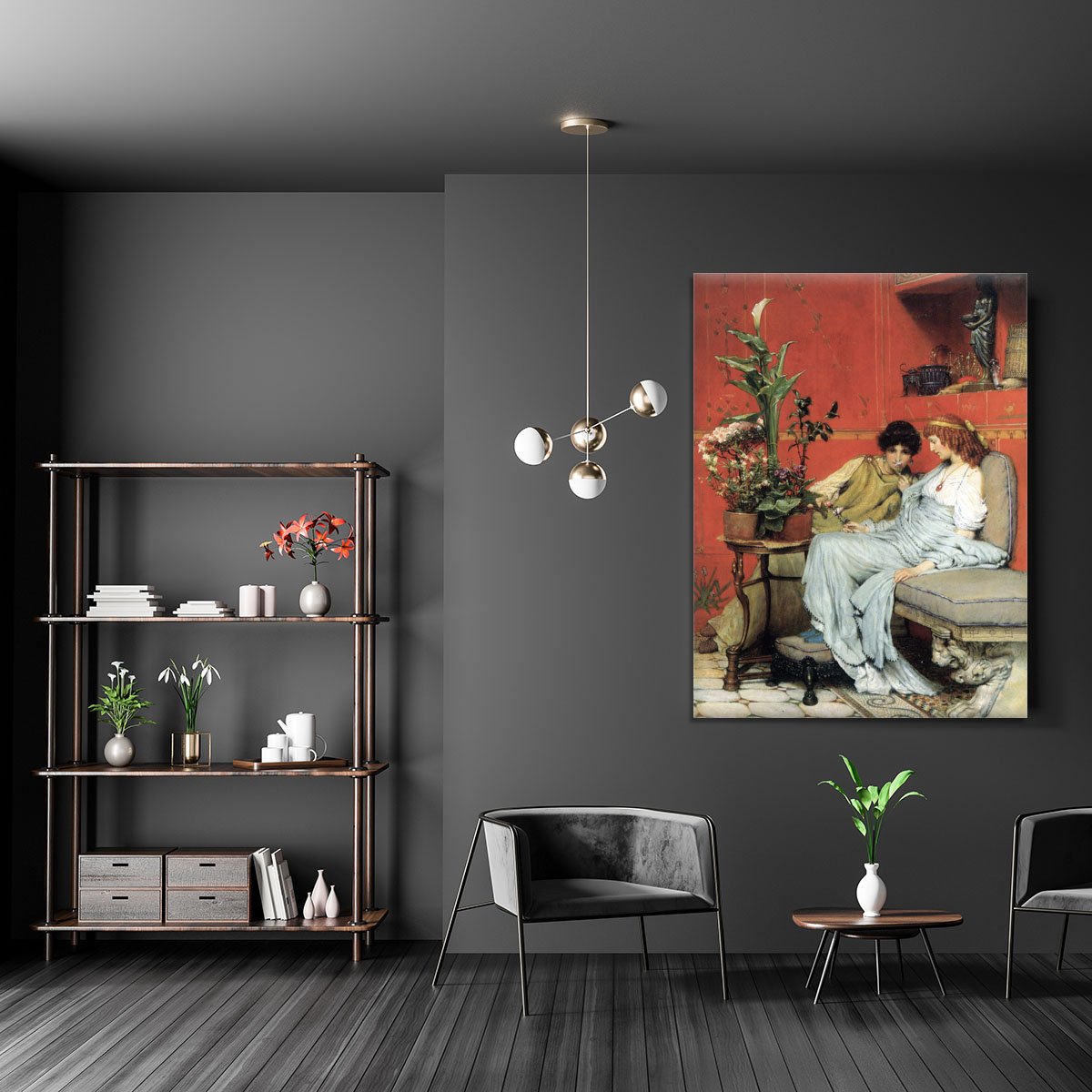 Penetralia by Alma Tadema Canvas Print or Poster