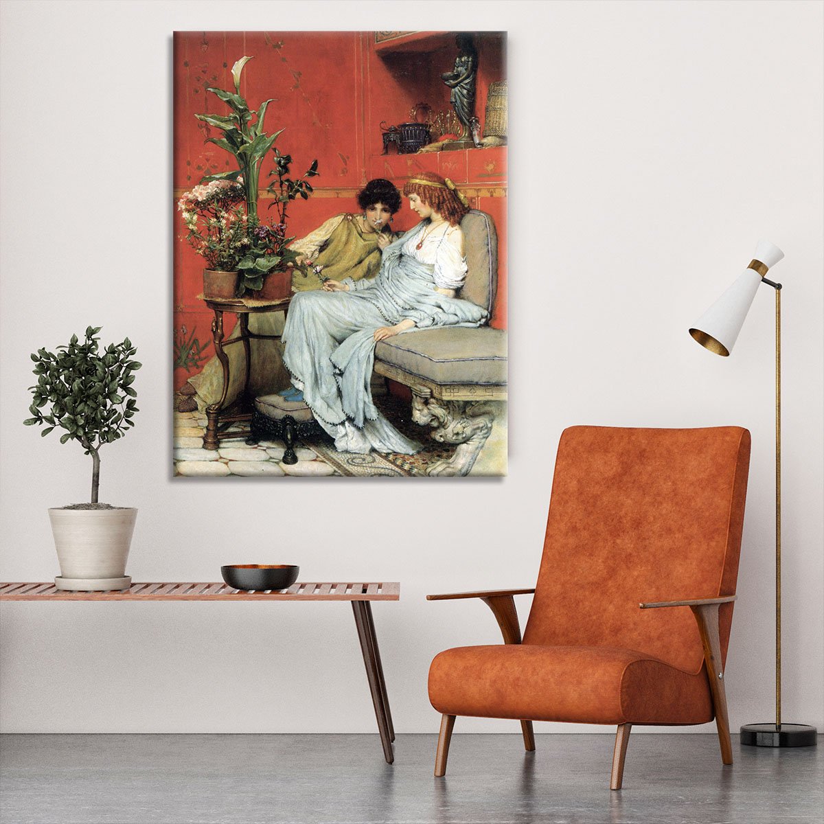 Penetralia by Alma Tadema Canvas Print or Poster