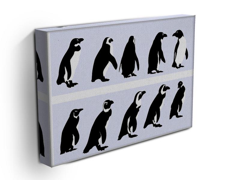 Penguins vector Canvas Print or Poster - Canvas Art Rocks - 3