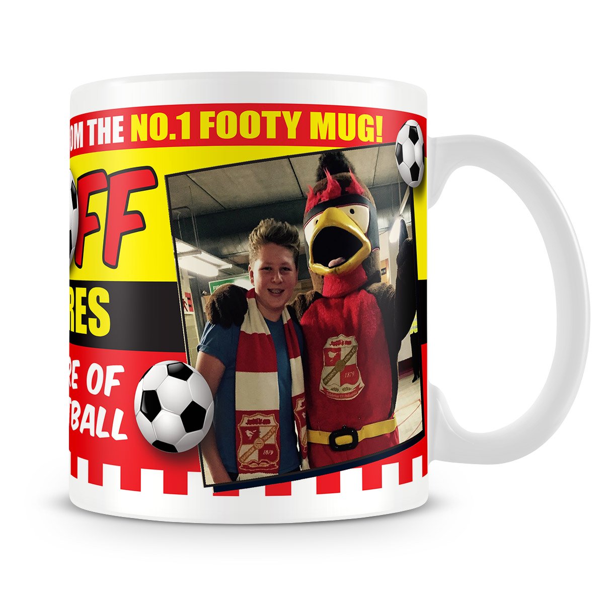 Personalised Mug - Football Kick Off