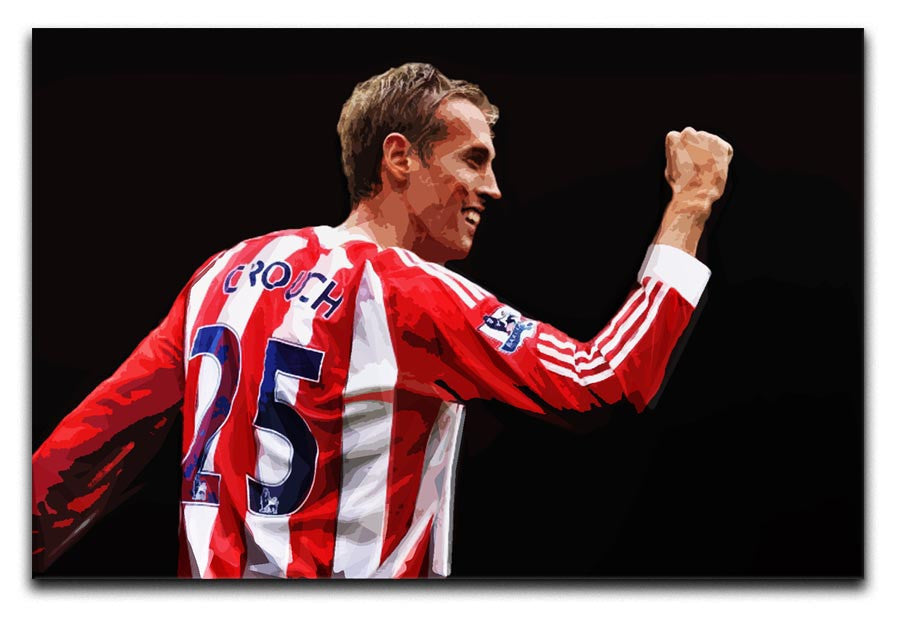 Peter Crouch Stoke City Print - Canvas Art Rocks - 1