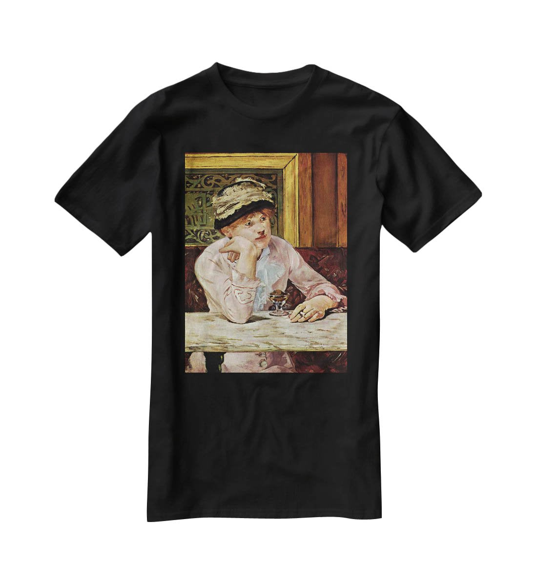 Pflaume by Manet T-Shirt - Canvas Art Rocks - 1