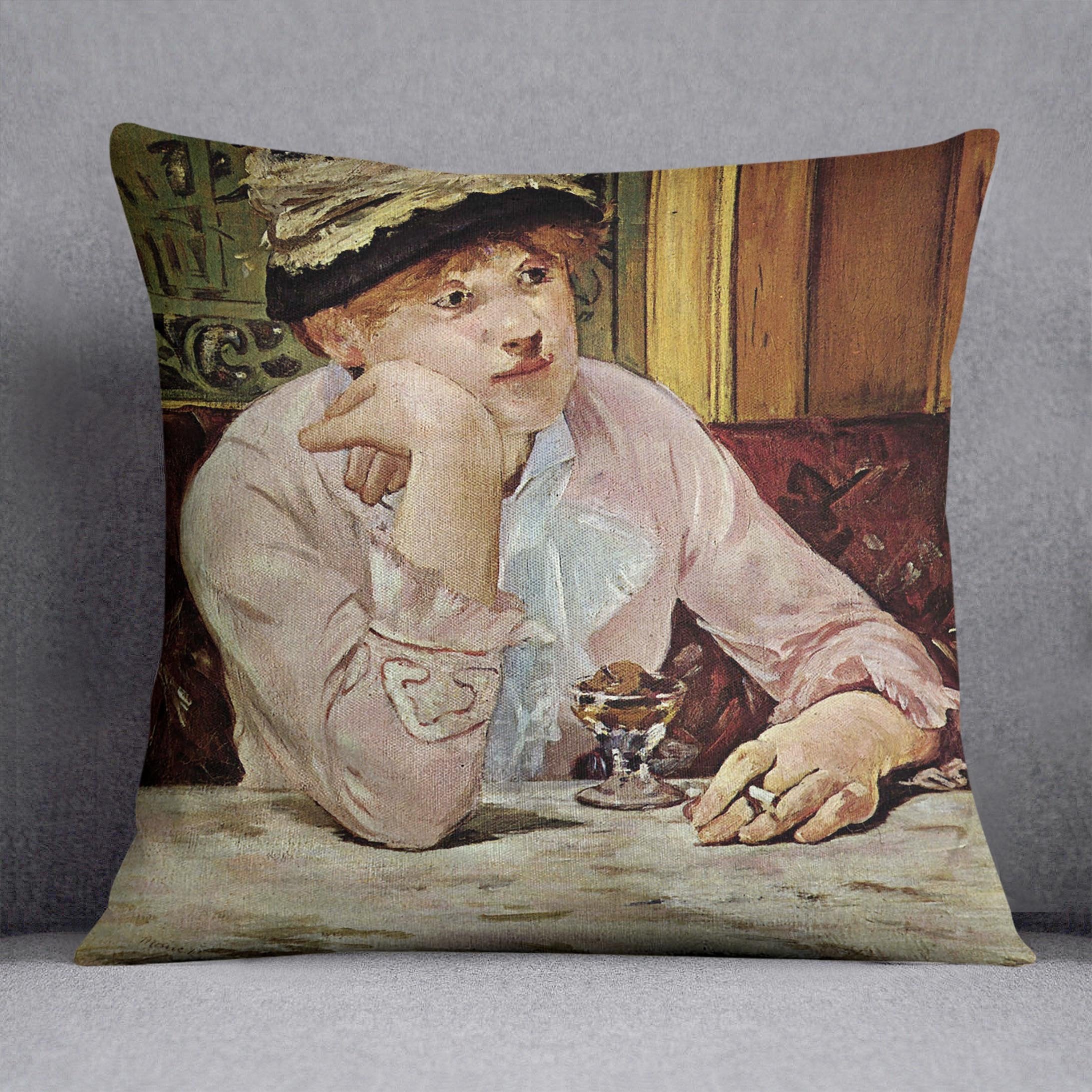 Pflaume by Manet Throw Pillow