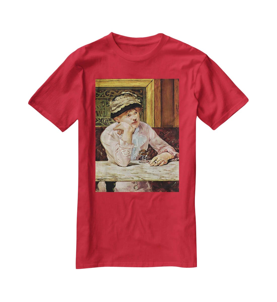 Pflaume by Manet T-Shirt - Canvas Art Rocks - 4