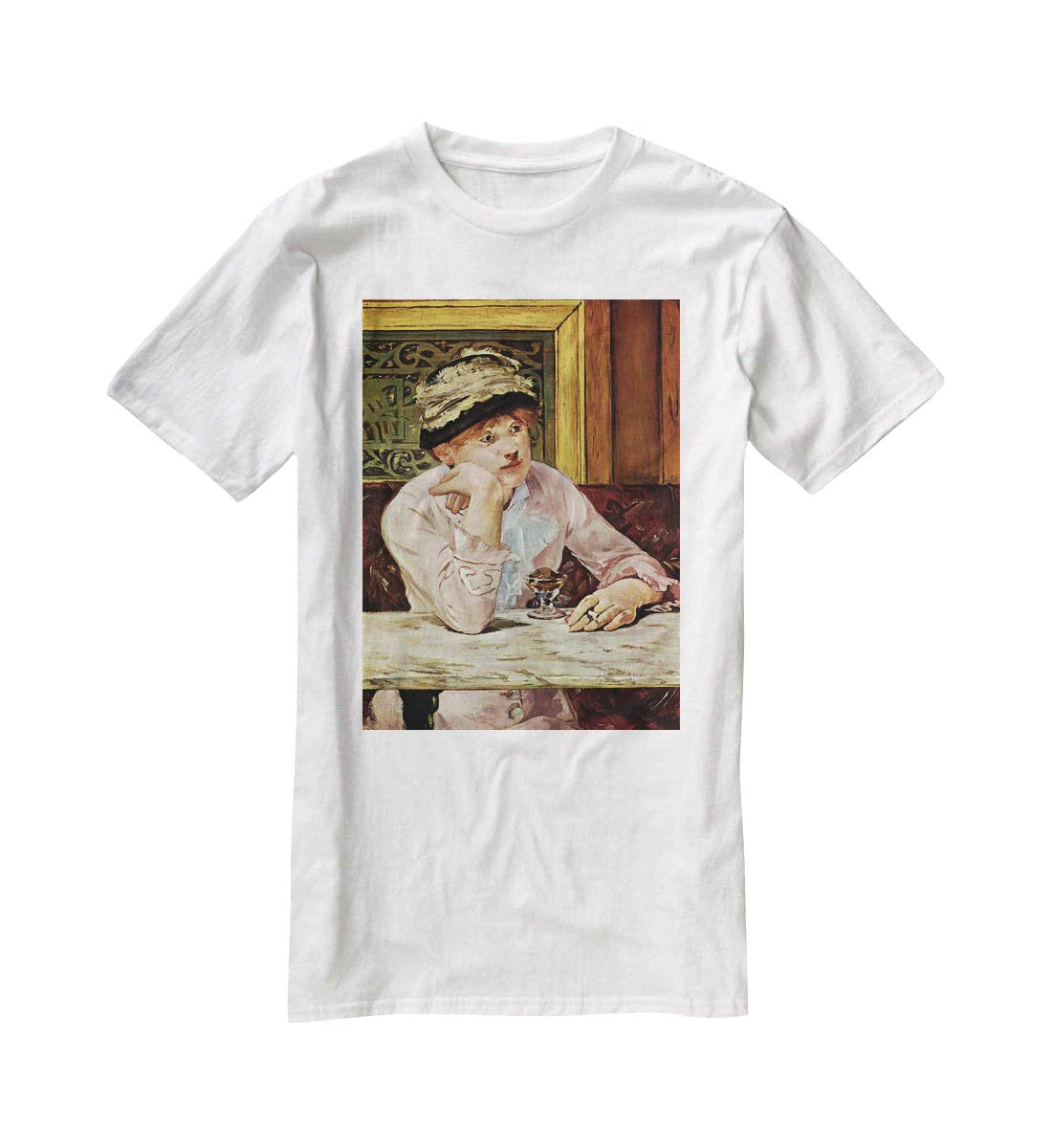 Pflaume by Manet T-Shirt - Canvas Art Rocks - 5