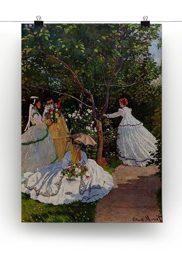 Picnic by Monet Canvas Print & Poster - Canvas Art Rocks - 2
