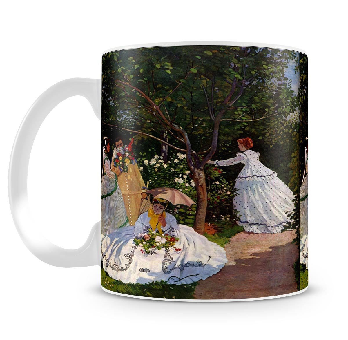 Picnic by Monet Mug - Canvas Art Rocks - 4