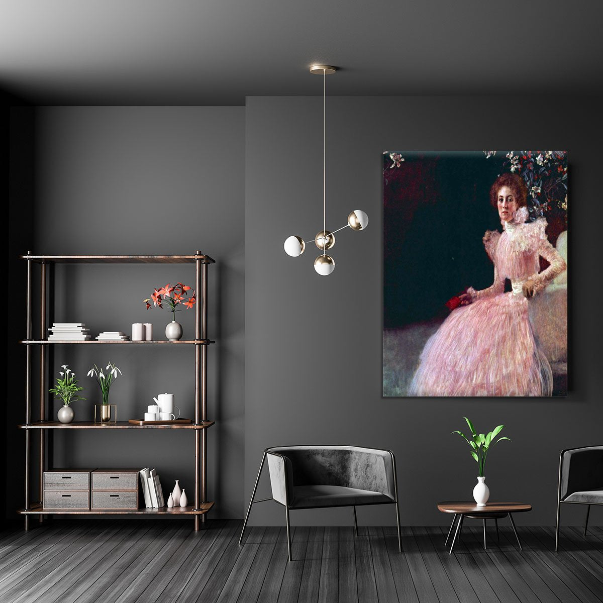 Picture of Sonja Knips by Klimt Canvas Print or Poster