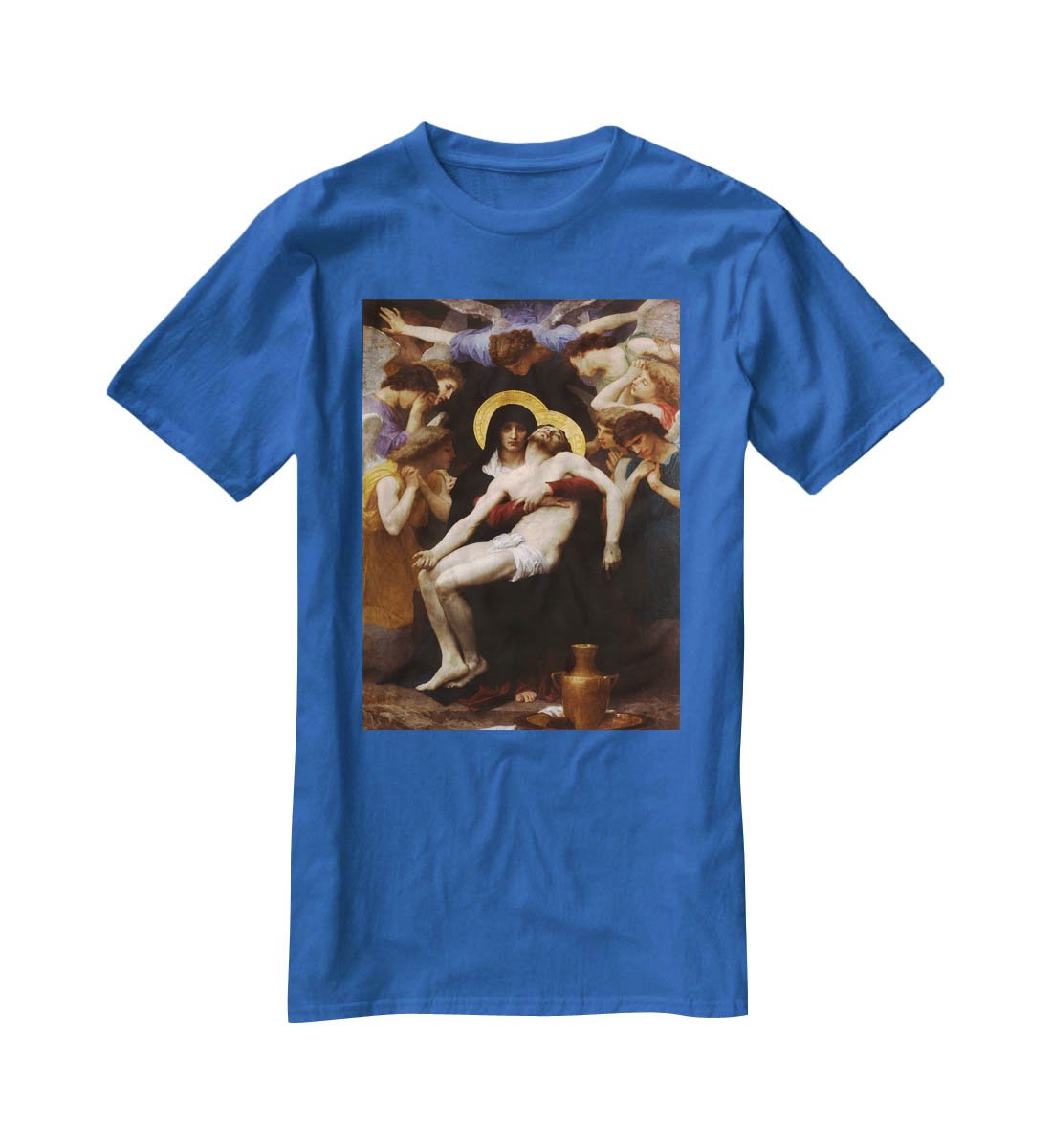 Pieta By Bouguereau T-Shirt - Canvas Art Rocks - 2