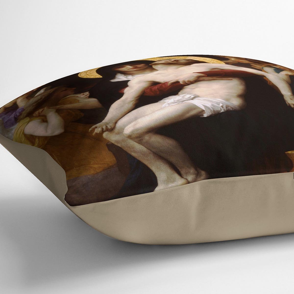 Pieta By Bouguereau Throw Pillow