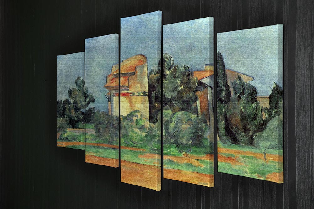 Pigeonry in Bellvue by Cezanne 5 Split Panel Canvas - Canvas Art Rocks - 2