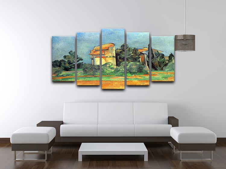 Pigeonry in Bellvue by Cezanne 5 Split Panel Canvas - Canvas Art Rocks - 3