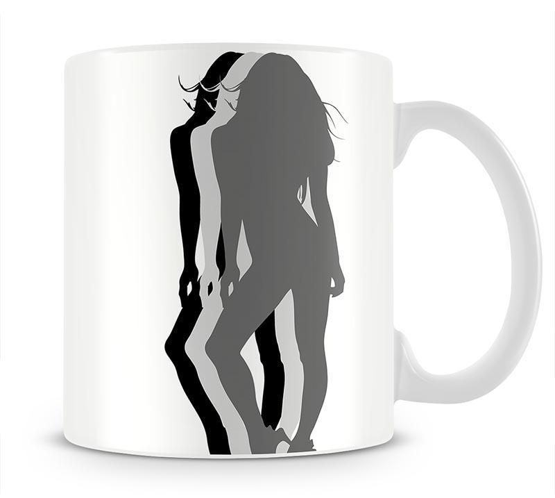 Pin-Up Silhouette Mug - Canvas Art Rocks - 1