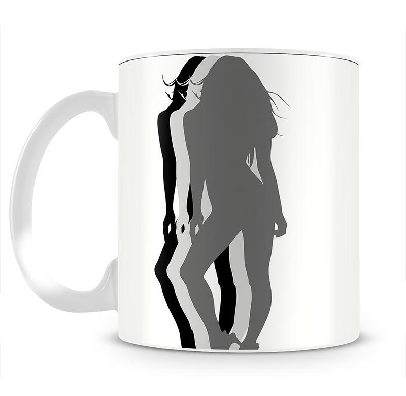 Pin-Up Silhouette Mug - Canvas Art Rocks - 2