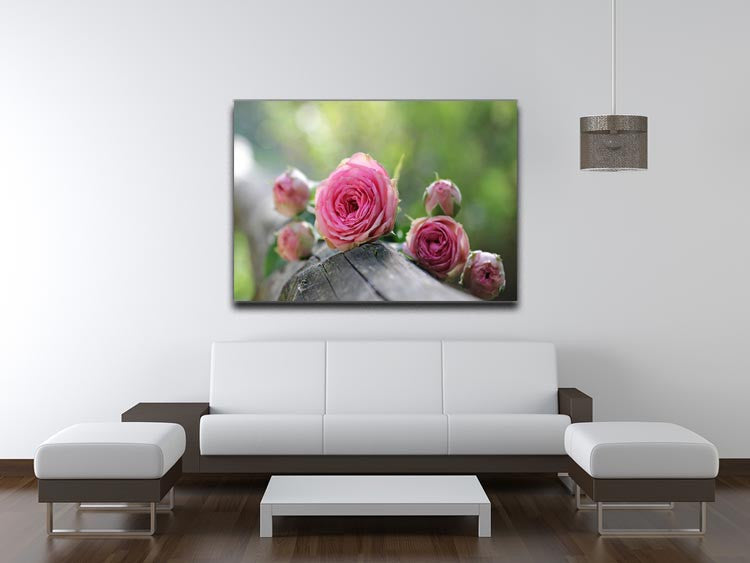 Pink Rose Print - Canvas Art Rocks - 4