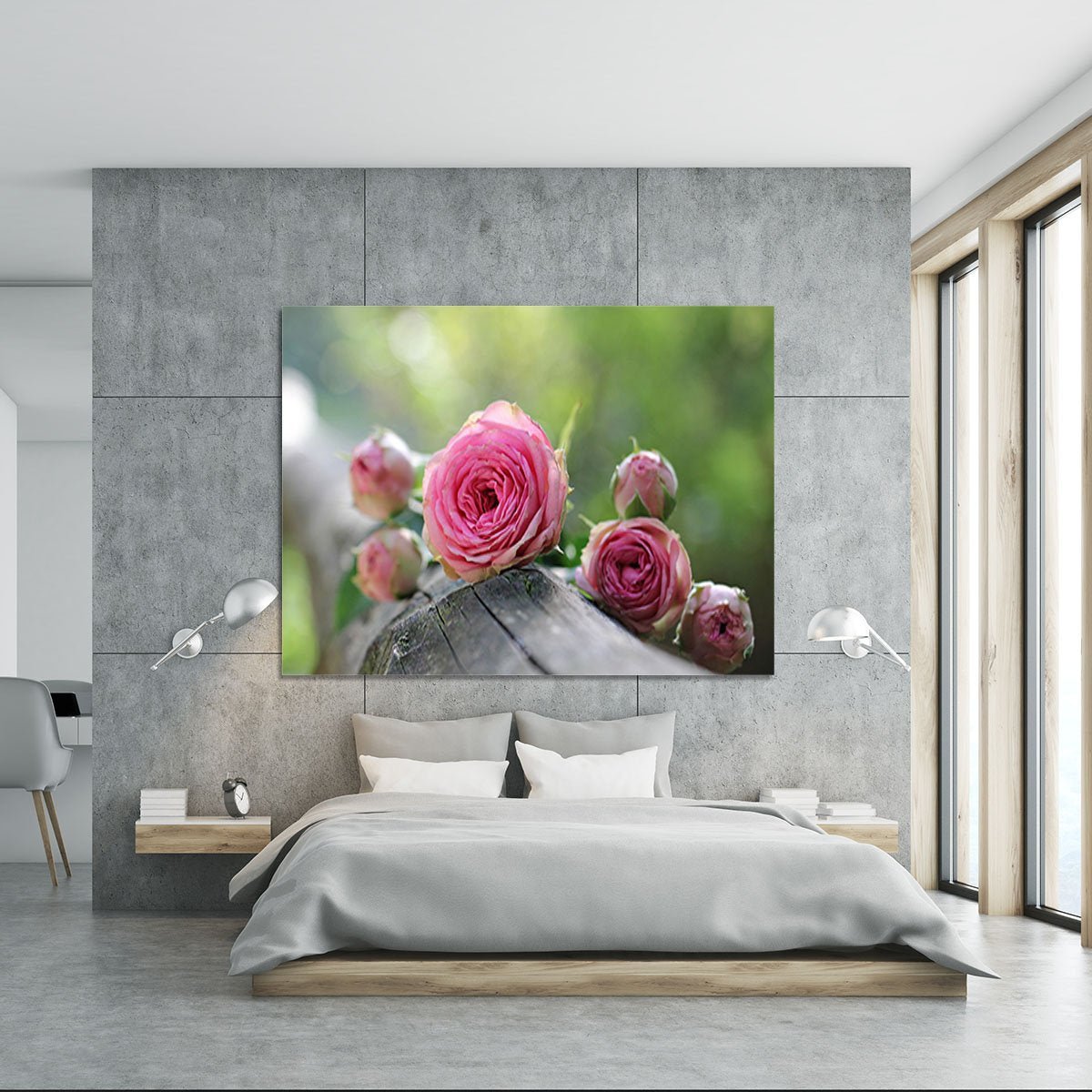 Pink Rose Canvas Print or Poster