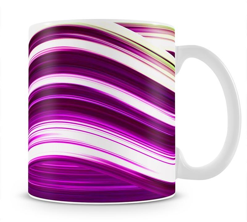 Pink Wave Mug - Canvas Art Rocks - 1