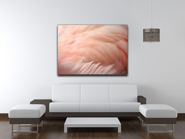 Pink flamingo feathers Canvas Print or Poster - Canvas Art Rocks - 4