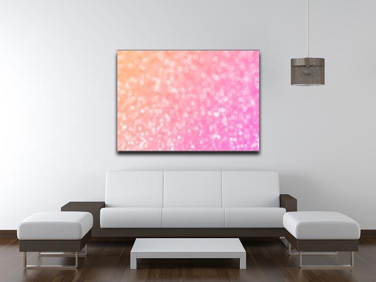 Pink glitter christmas abstract Canvas Print or Poster - Canvas Art Rocks - 4