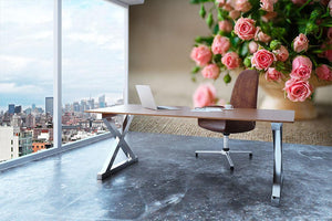 Pink roses on an old table of burlap Wall Mural Wallpaper - Canvas Art Rocks - 3