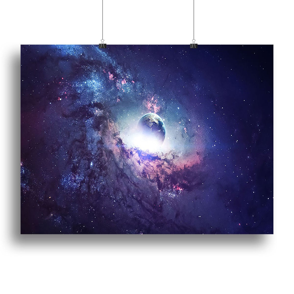 Planets Stars and Galaxies Canvas Print or Poster
