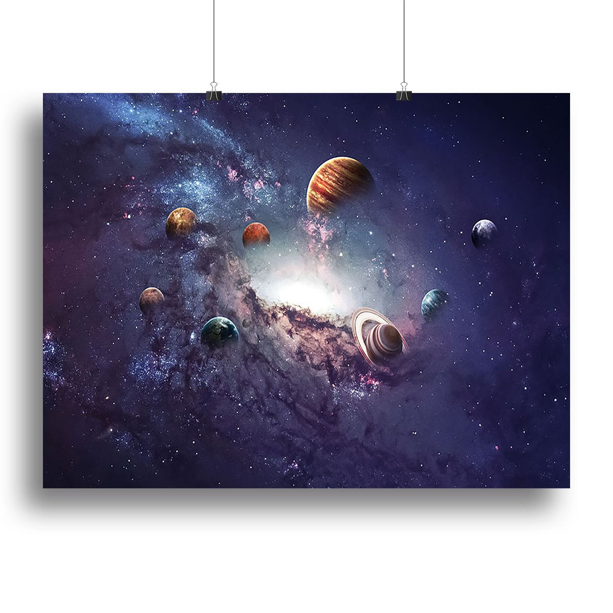Planets in the solar system Canvas Print or Poster