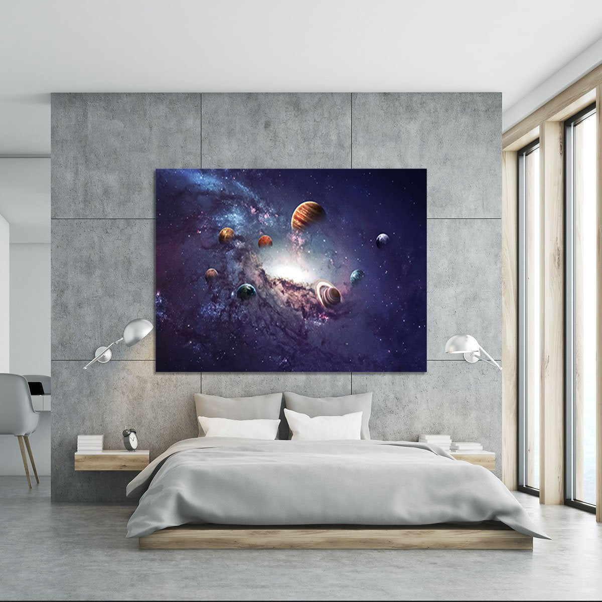 Planets in the solar system Canvas Print or Poster